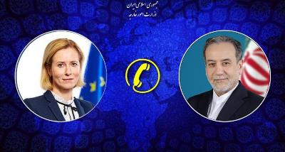 Iranian FM EU Foreign Policy chief discuss regional and international developments by phone
